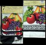 7-pc Apple, Grape, Pear - Fruit Kitchen Towel Mitt